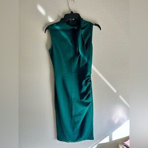 Miusol Women’s Retro 1950s-Style Half Collar Ruffle Cocktail Pencil Dress